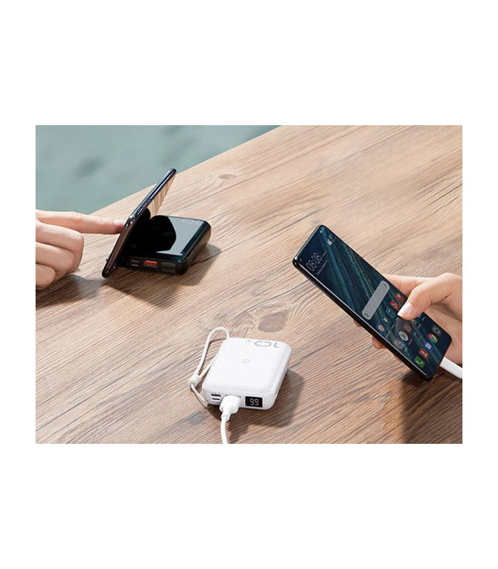 پاوربانک و شارژر بی سیم باسئوس مدل Mini S Bracket با ظرفيت 10000 ميلی آمپر ساعت