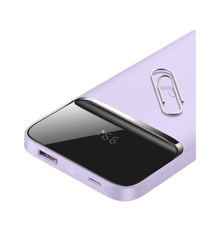 پاوربانک بی سیم فست شارژ مگنتی باسئوس مدل PPCX010005 با ظرفيت 10000 ميلی آمپر ساعت