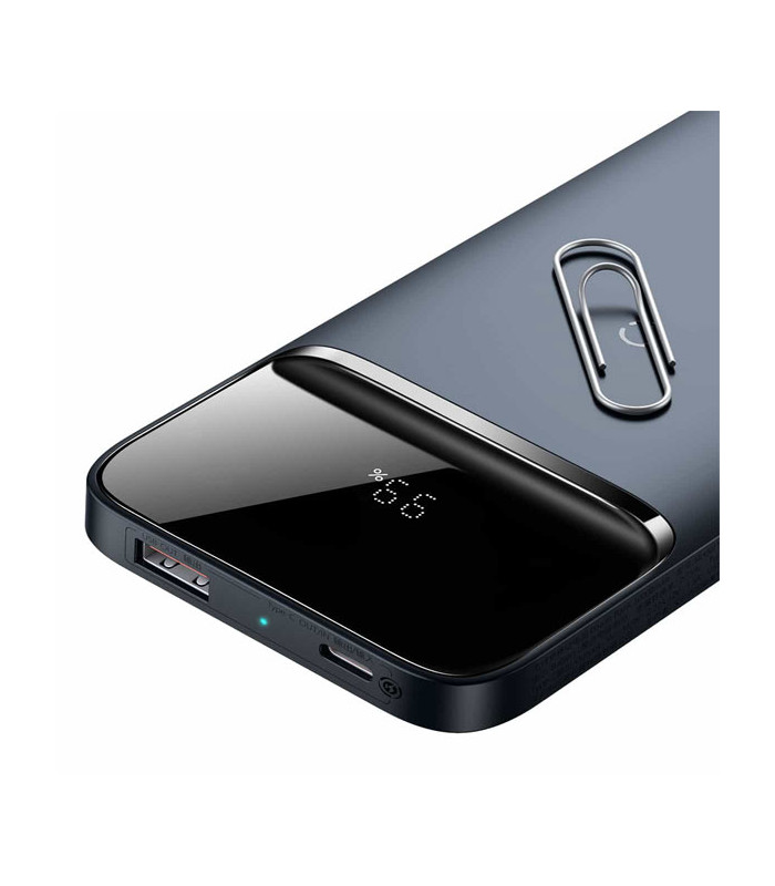 پاوربانک بی سیم فست شارژ مگنتی باسئوس مدل PPMT با ظرفيت 10000 ميلی آمپر ساعت