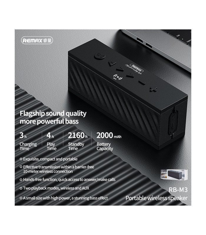 اسپیکر بلوتوثی ریمکس مدل RB-M3