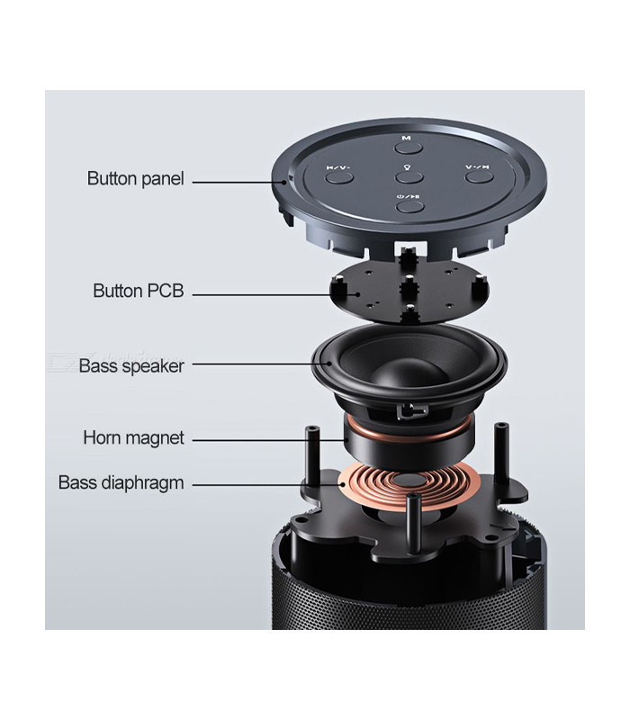 اسپیکر بلوتوثی ریمکس مدل RB-M46