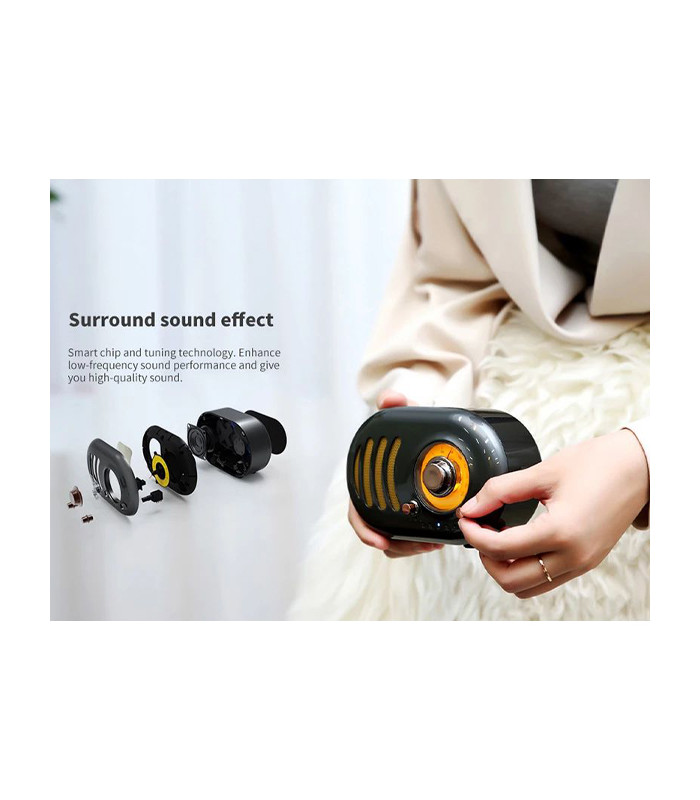 اسپیکر بلوتوثی ریمکس مدل RB-M31 Retro