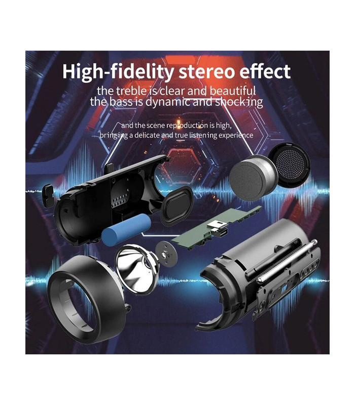 اسپیکر بلوتوثی زیلوت مدل A1 Sport Music Outdoor Flashlight