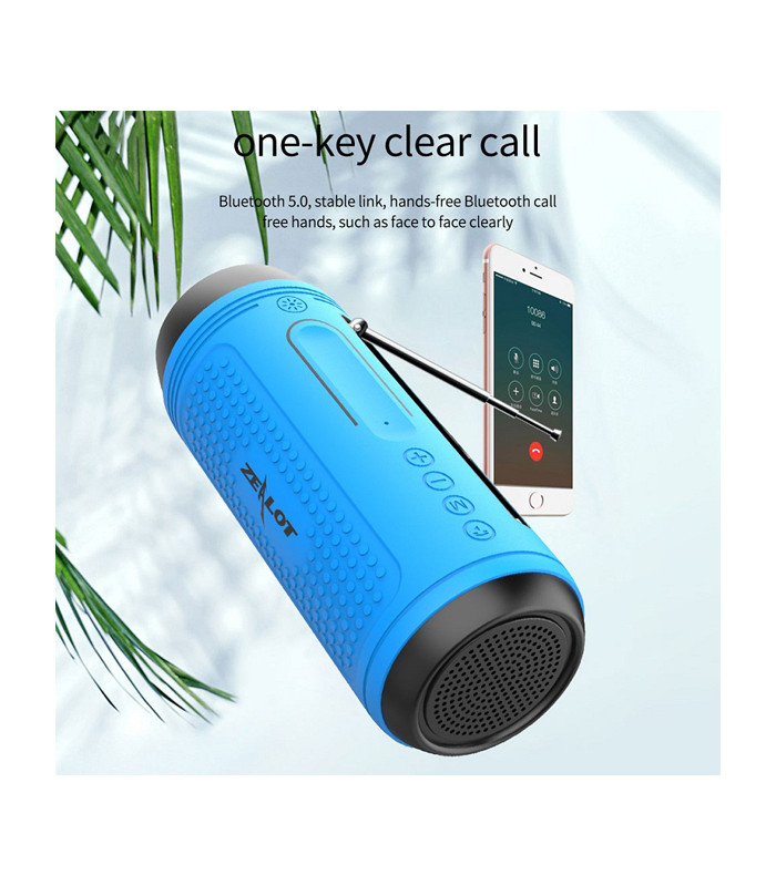 اسپیکر بلوتوثی زیلوت مدل A1 Sport Music Outdoor Flashlight