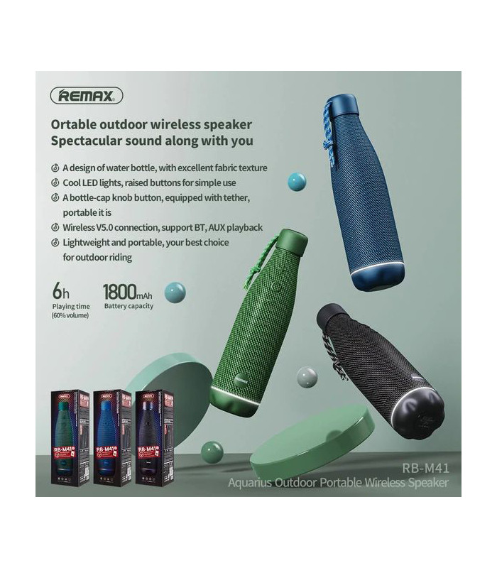 اسپیکر بلوتوثی ریمکس مدل RB-M41