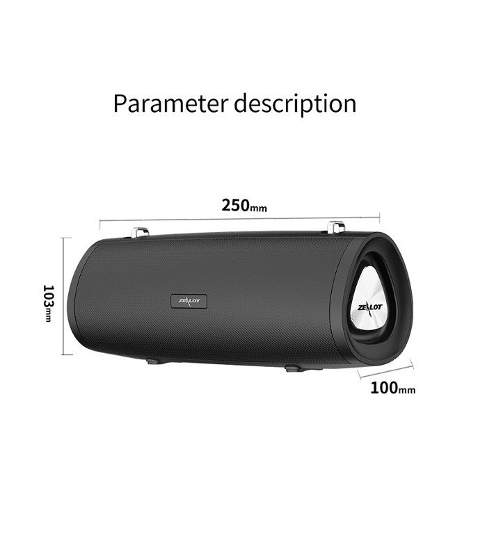 اسپیکر بلوتوثی قابل حمل زیلوت مدل S38