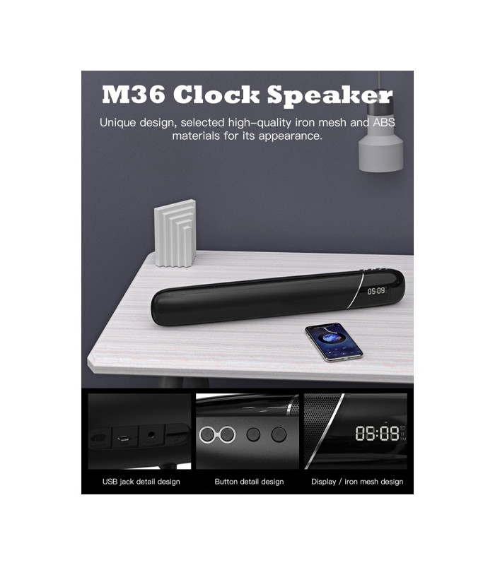 اسپیکر بلوتوثی ریمکس مدل RB-M36