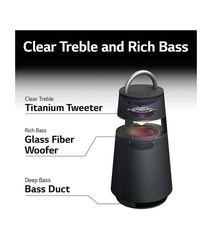 اسپیکر بلوتوثی قابل حمل ال جی مدل XBOOM 360