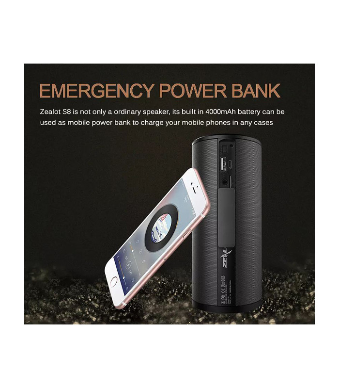اسپیکر بلوتوثی قابل حمل زیلوت مدل S8