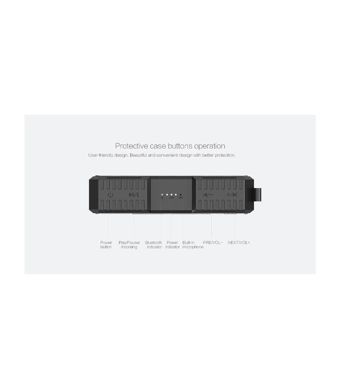اسپیکر بلوتوثی قابل حمل نیلکین مدل X-MAN