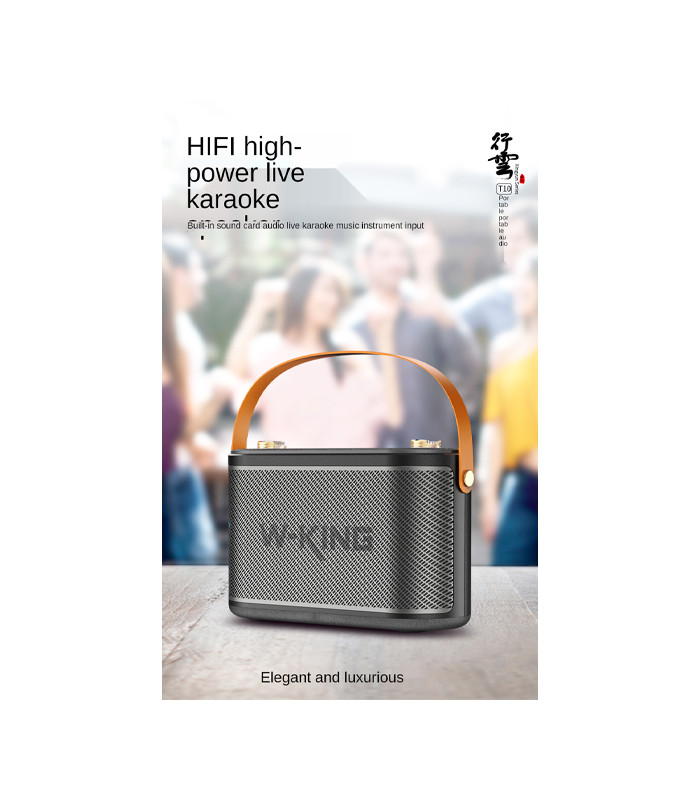 اسپیکر بلوتوثی قابل حمل دبلیو کینگ مدل T10