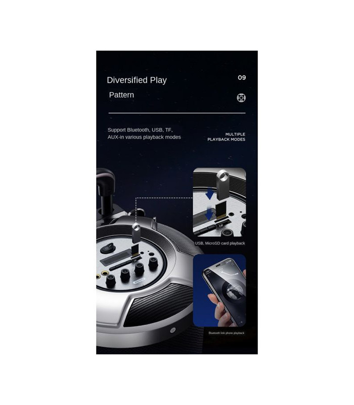 اسپیکر بلوتوثی ریمکس مدل RB-X6