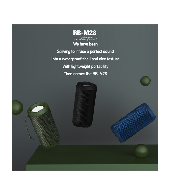 اسپیکر بلوتوثی ریمکس مدل RB-M28 Pro Star Series Outdoor