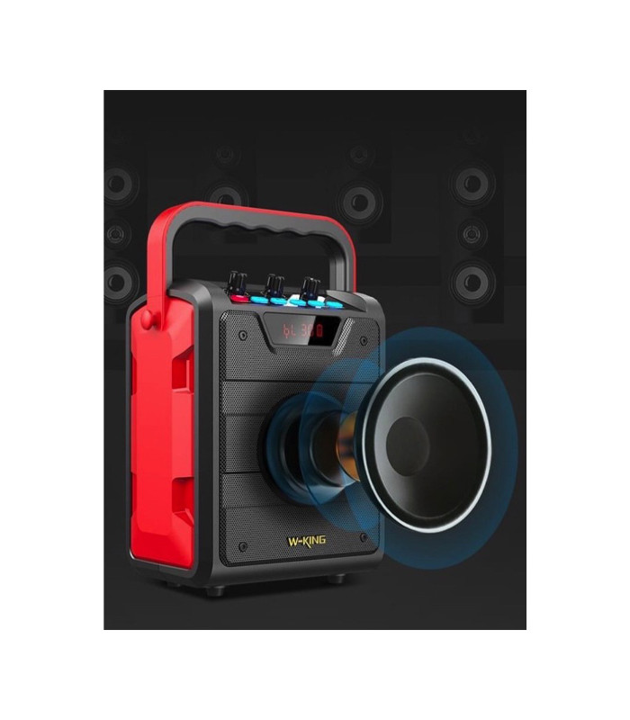 اسپیکر بلوتوثی قابل حمل دبلیو کینگ مدل H2S