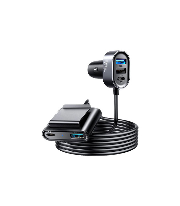 شارژر فندکی فست شارژ جویروم مدل JR-CL05 5 توان 72 وات