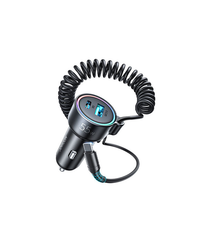 شارژر فندکی فست شارژ جویروم مدل JR-CL07 توان 55 وات