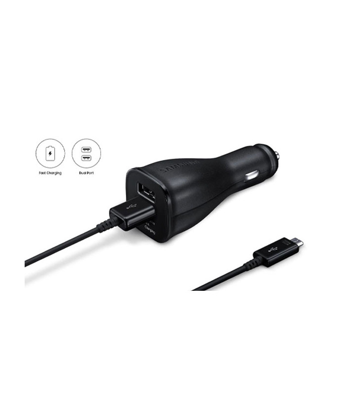 شارژر فندکی فست شارژ سامسونگ مدل EP-LN920 توان 15 وات همراه کابل Micro USB