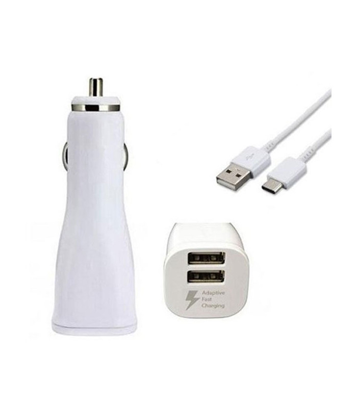 شارژر فندکی فست شارژ سامسونگ مدل EP-LN920 توان 15 وات همراه کابل Type-C