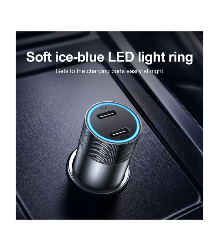 شارژر فندکی فست شارژ جویروم مدل JR-CL13 توان 50 وات