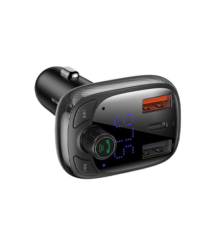 شارژر فندکی و پخش کننده بلوتوث باسئوس مدل T Typed CCTM-B01