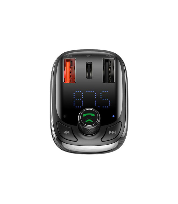 شارژر فندکی و پخش کننده بلوتوث باسئوس مدل T Typed CCTM-B01