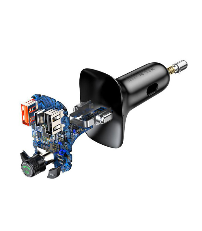 شارژر فندکی و پخش کننده بلوتوث باسئوس مدل T Typed CCTM-B01