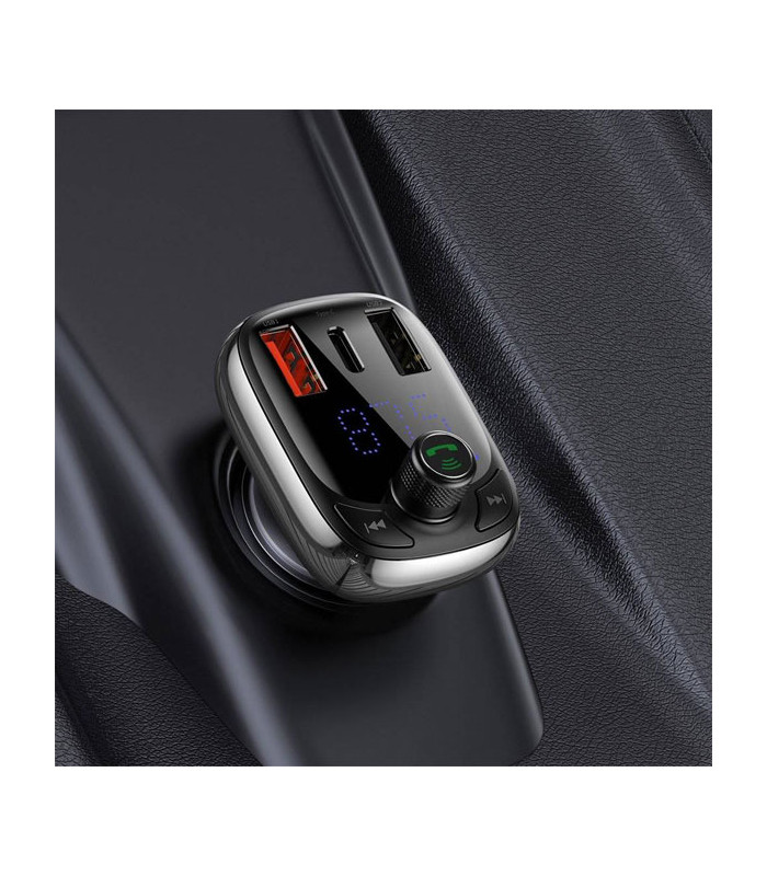 شارژر فندکی و پخش کننده بلوتوث باسئوس مدل T Typed CCTM-B01