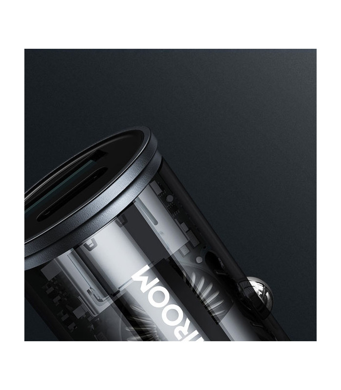 شارژر فندکی فست شارژ جویروم مدل C-A43 توان 20 وات