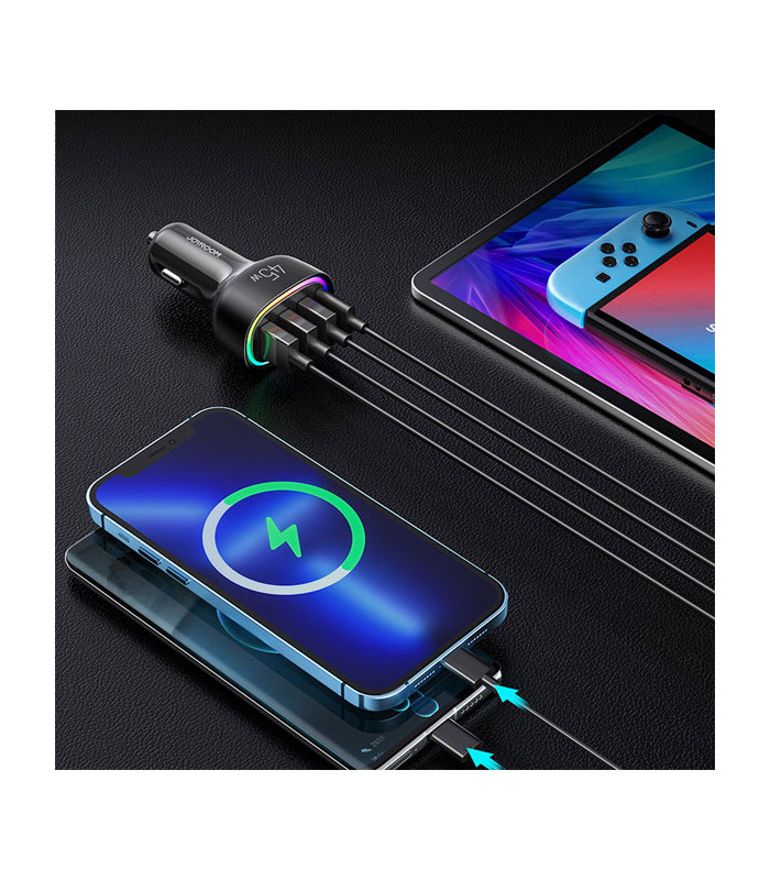 شارژر فندکی فست شارژ جویروم مدل JR-CL09 توان 45 وات