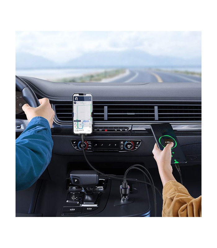 شارژر فندکی فست شارژ جویروم مدل JR-CL09 توان 45 وات