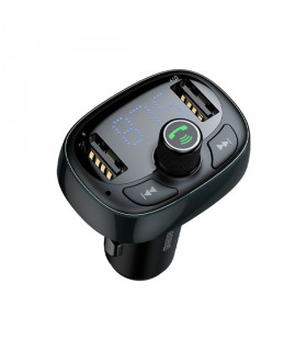 شارژر فندکی و پخش کننده بلوتوث باسئوس مدل T Typed CCALL-TM01