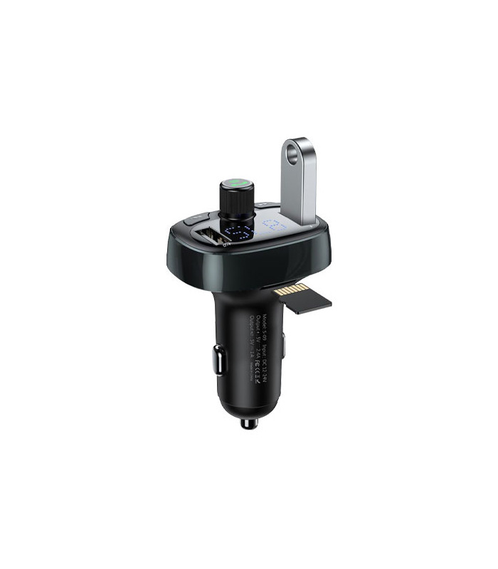 شارژر فندکی و پخش کننده بلوتوث باسئوس مدل T Typed CCALL-TM01