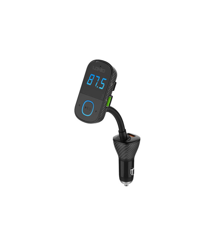 شارژر فندکی و پخش کننده بلوتوث الدینیو مدل C705Q Bluetooth FM Transmitter توان 43 وات