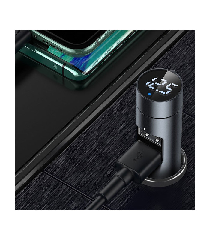 شارژر فندکی و پخش کننده بلوتوث باسئوس مدل Energy Column CCNLZ