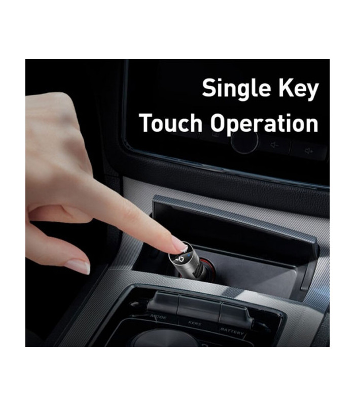 شارژر فندکی و پخش کننده بلوتوث باسئوس مدل Energy Column CCNLZ