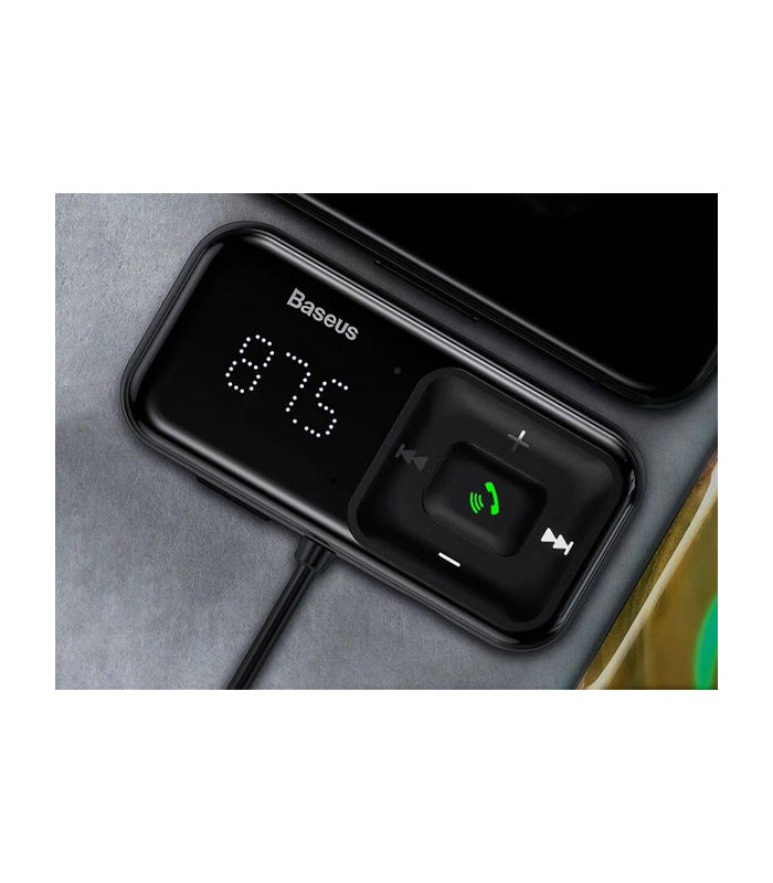 شارژر فندکی و پخش کننده بلوتوث باسئوس مدل T Typed S-16