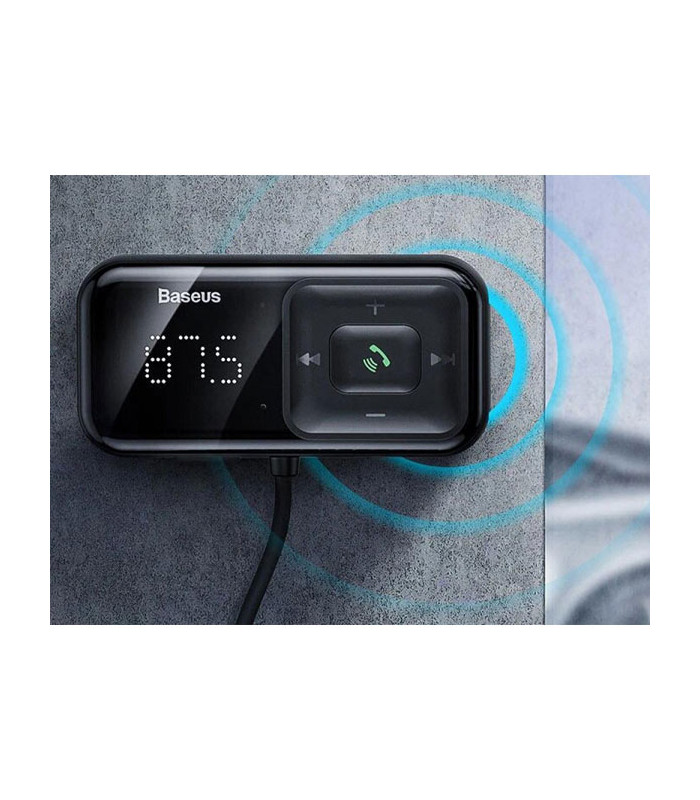 شارژر فندکی و پخش کننده بلوتوث باسئوس مدل T Typed S-16