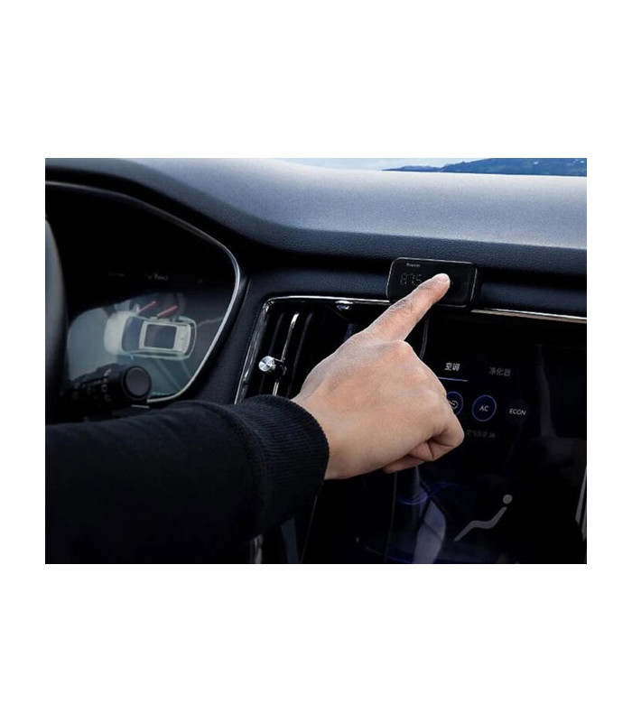 شارژر فندکی و پخش کننده بلوتوث باسئوس مدل T Typed S-16