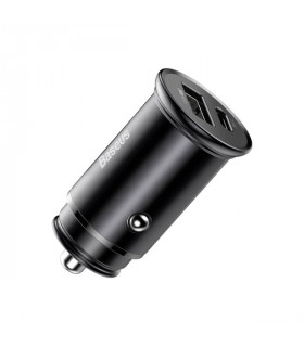 شارژر فندکی فست شارژ باسئوس مدل Circular Metal CCYS-C توان 30 وات