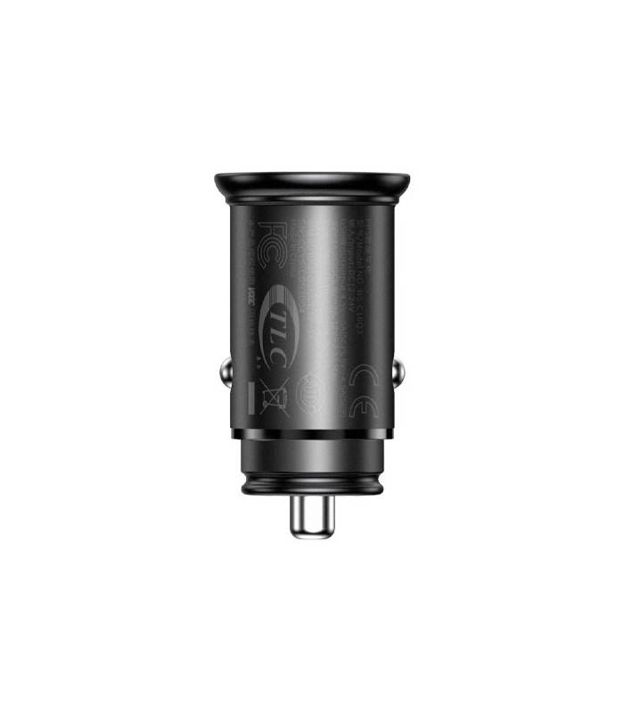 شارژر فندکی فست شارژ باسئوس مدل Circular Metal CCYS-C توان 30 وات