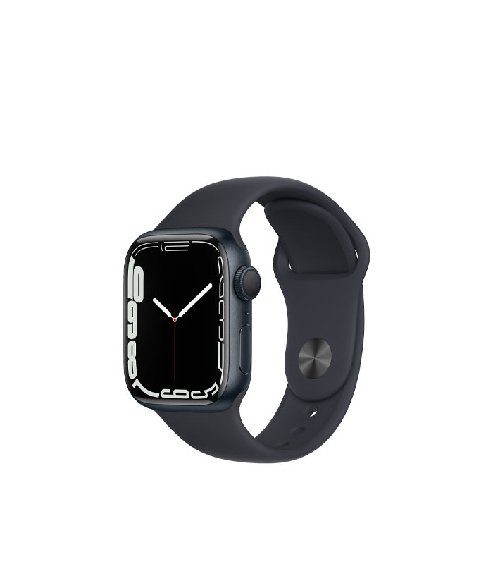 ساعت هوشمند اپل واچ سری 7 مدل Midnight Aluminum Case with Sport Band 45mm
