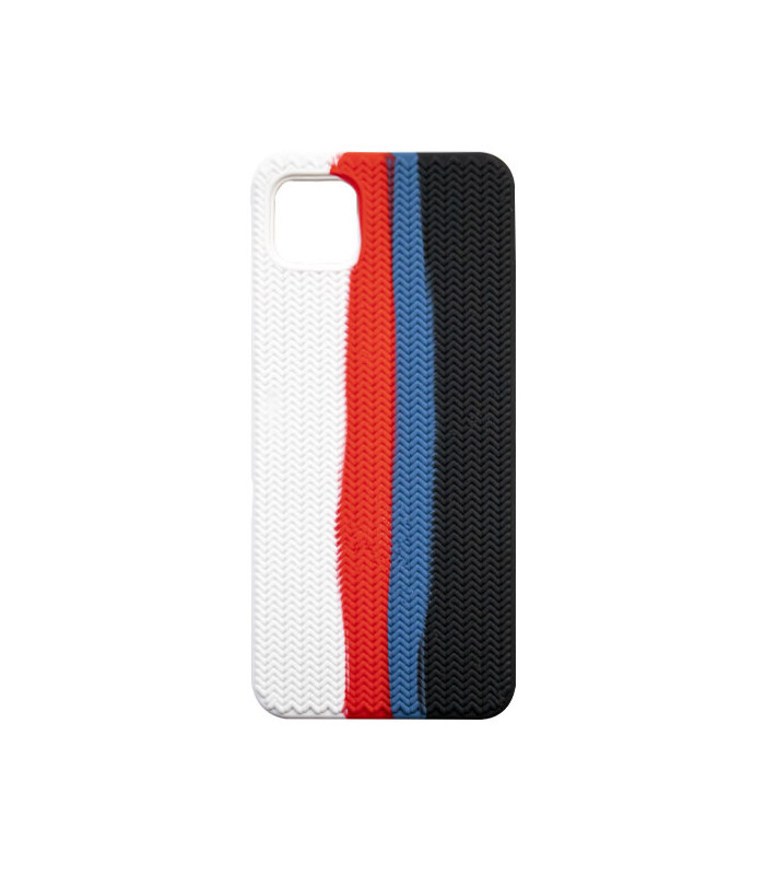 کاور محافظ سیلیکونی مدل Solid Color Woven Stripe Pattern مناسب برای گوشی Samsung Galaxy A22 5G