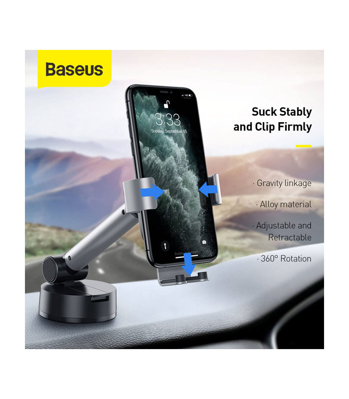 پایه نگهدارنده گوشی موبایل باسئوس مدل Simplism Gravity SUYL-JY