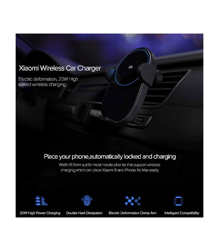 پایه نگهدارنده و شارژر وایرلس گوشی موبایل شیائومی مدل WCJ02ZM