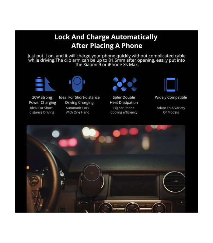 پایه نگهدارنده و شارژر وایرلس گوشی موبایل شیائومی مدل WCJ02ZM