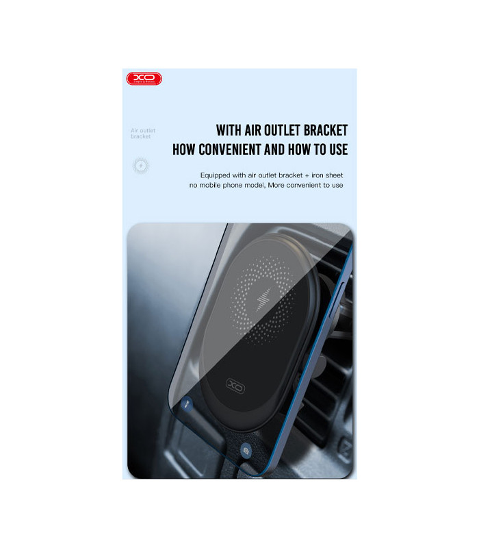 پایه نگهدارنده و شارژر وایرلس آهنربایی گوشی موبایل ایکس او مدل CX010