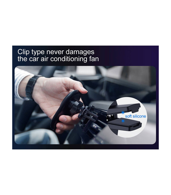 پایه نگهدارنده و شارژر وایرلس گوشی موبایل نیلکین مدل MagRoad NKT08