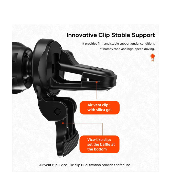 پایه نگهدارنده و شارژر وایرلس گوشی موبایل راک مدل W31