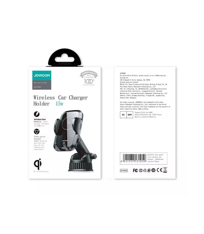 پایه نگهدارنده و شارژر وایرلس گوشی موبایل جویروم مدل JR-ZS241