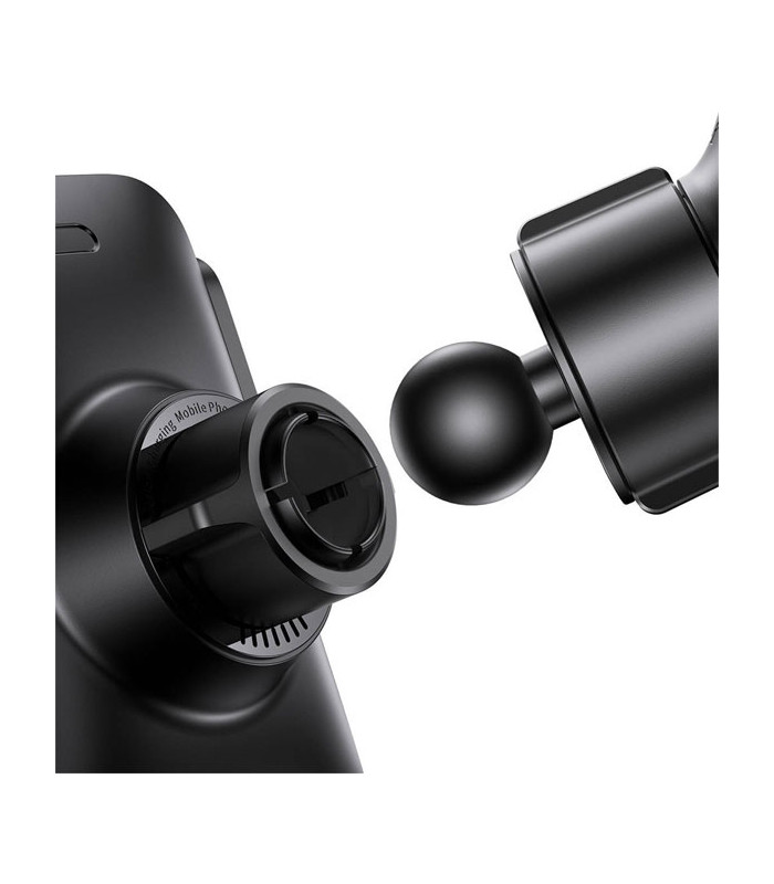 پایه نگهدارنده و شارژر وایرلس گوشی موبایل باسئوس مدل Wisdom Auto Alignment CGZX000001